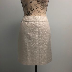 Silver grey pencil skirt